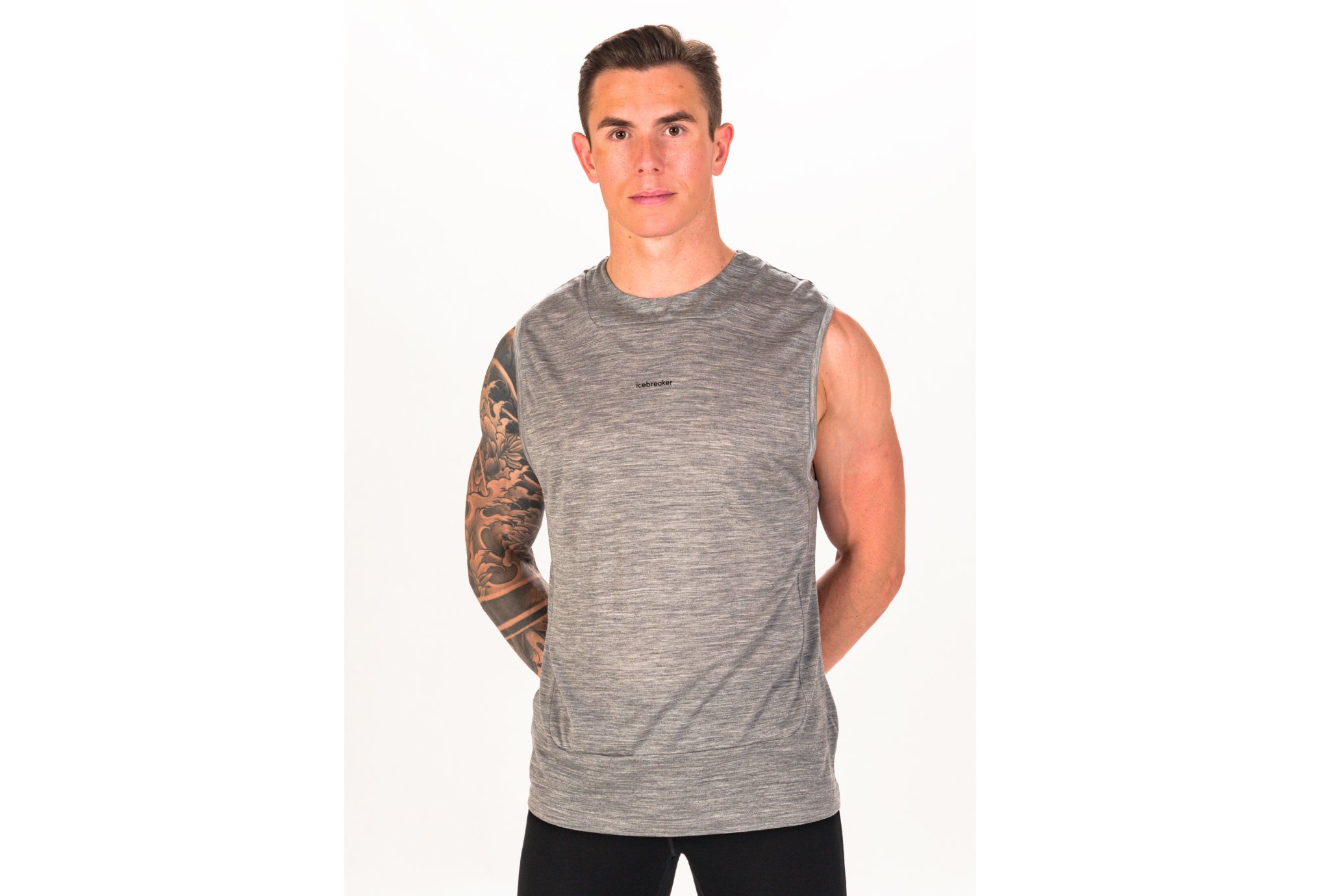 Icebreaker ZoneKnit Mérinos M vêtement running homme