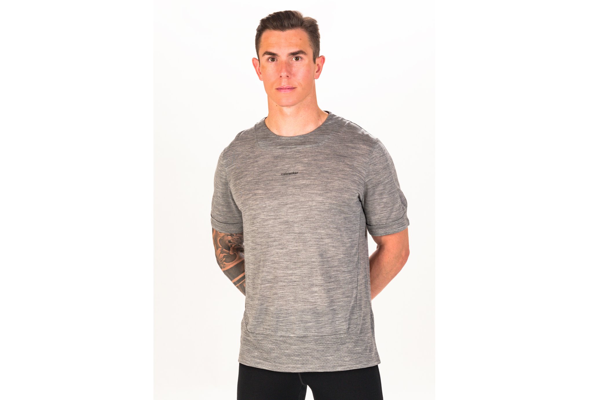 Icebreaker ZoneKnit Mérinos M vêtement running homme