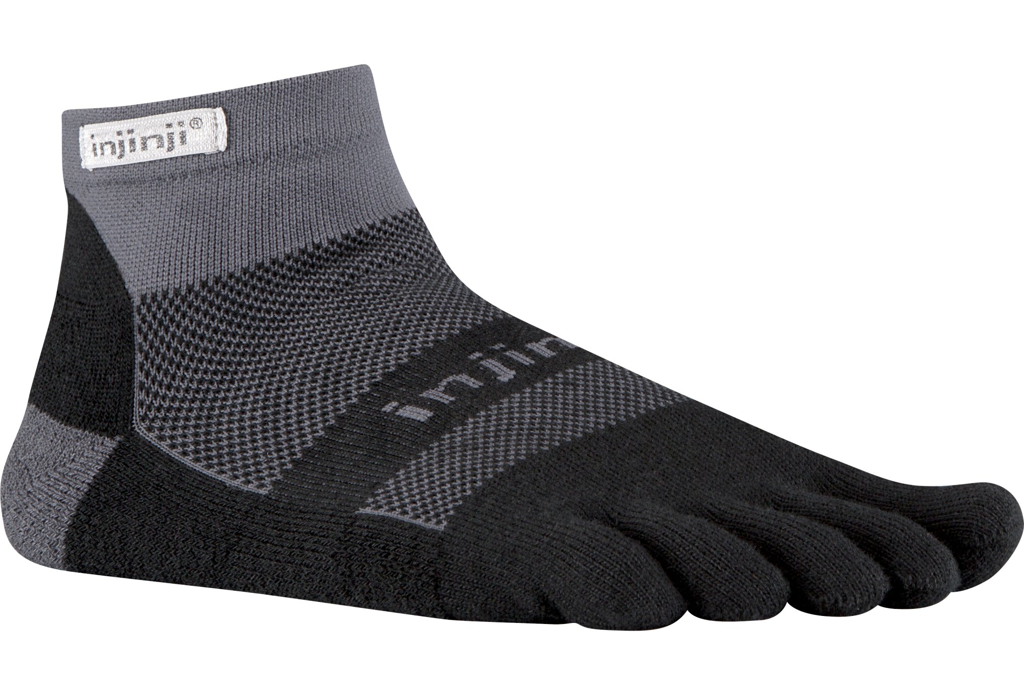 Injinji Calcetines Run Midweight Mini-Crew
