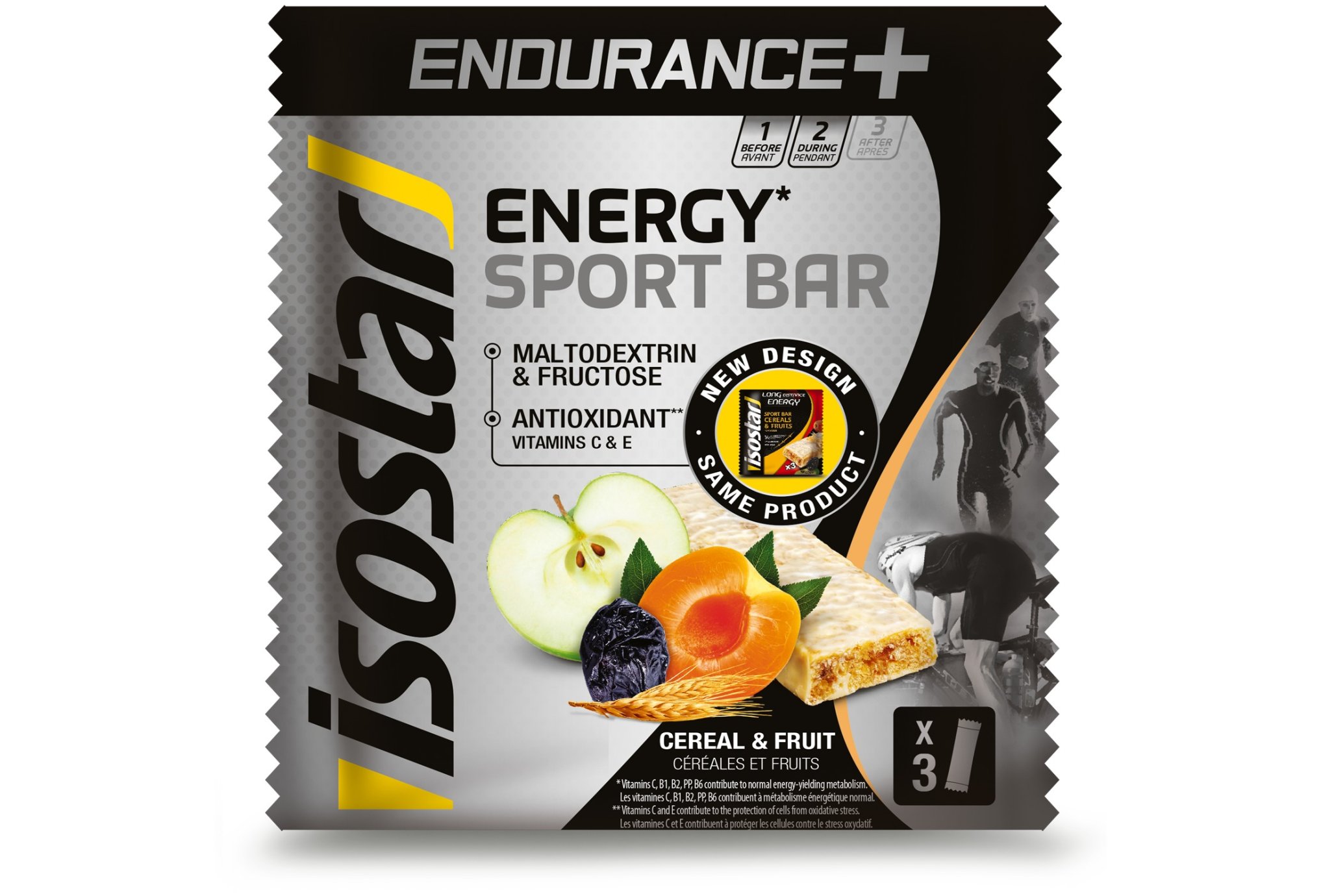 Isostar Barritas energ�ticas Long Distance Energy -cereales y frutas