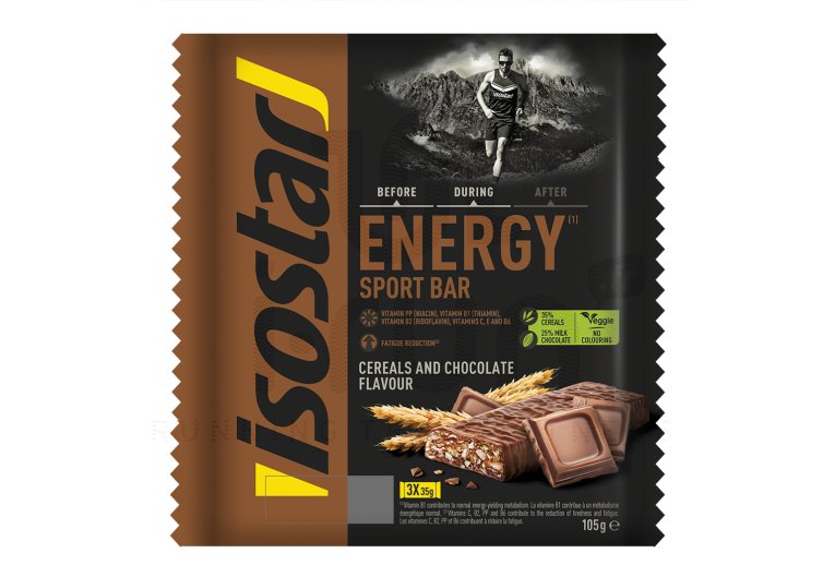 Isostar Barres Energy - Chocolat C�r�ales 