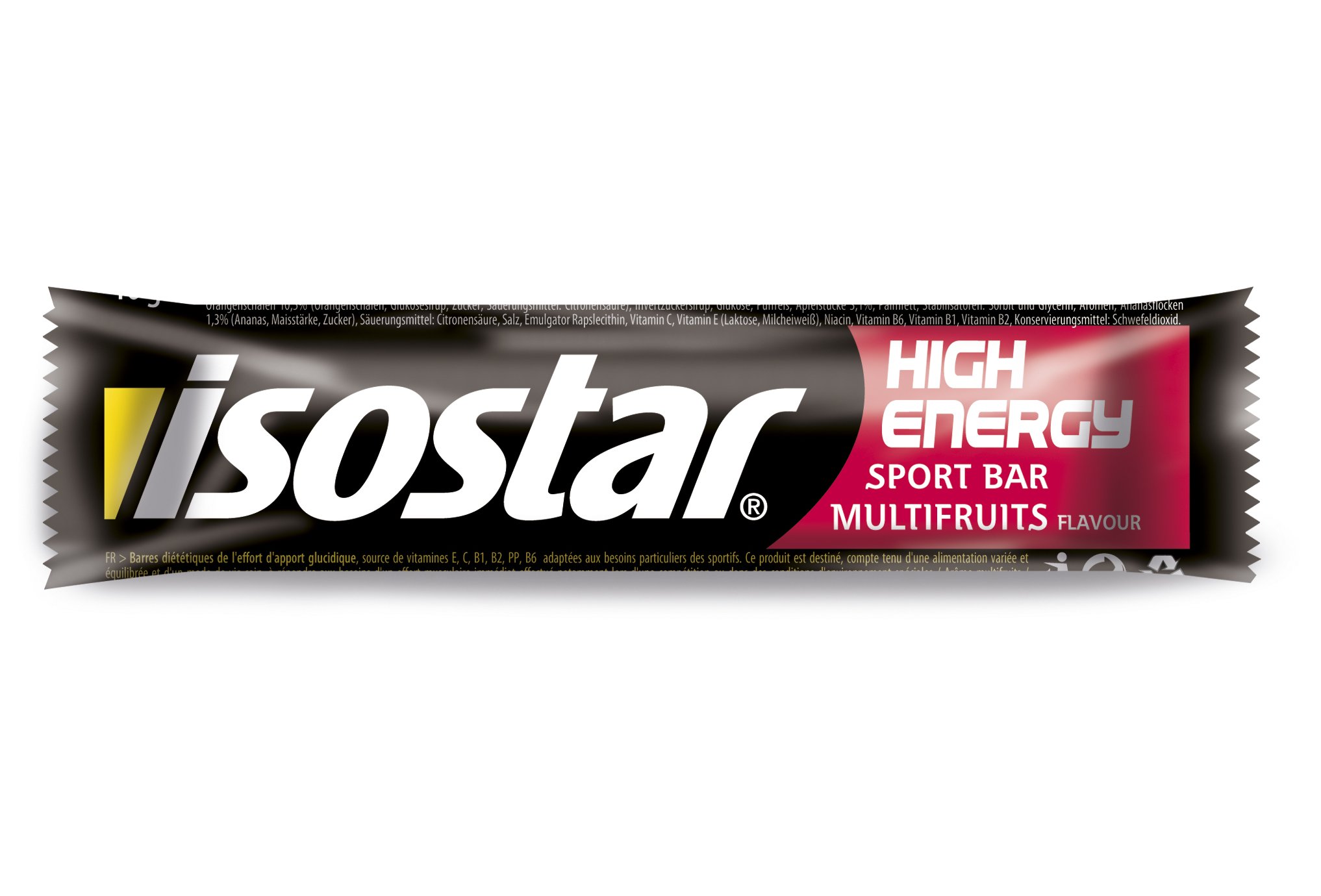 Isostar Barres High Energy - Multifruits