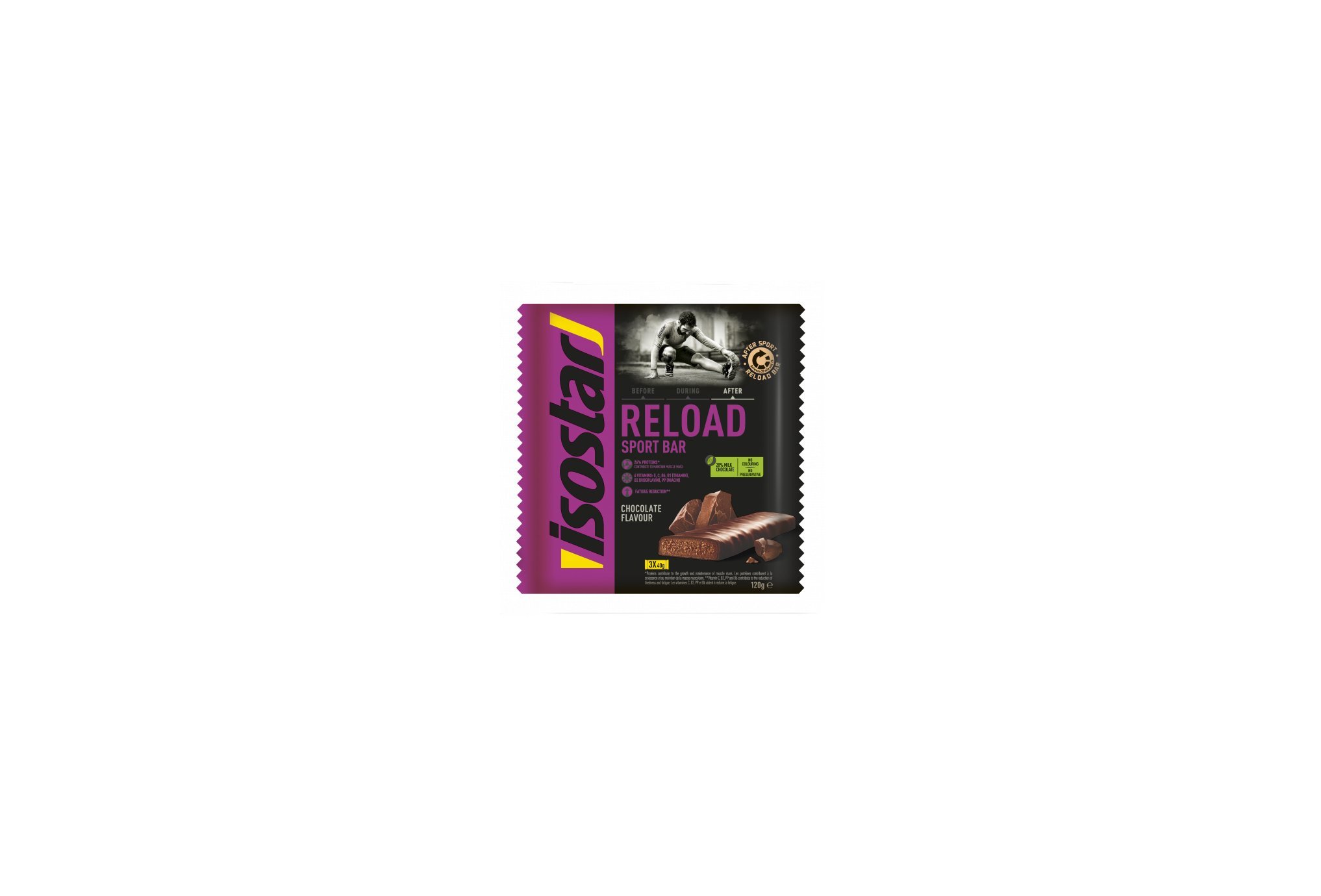 Isostar Barres Reload - Chocolat