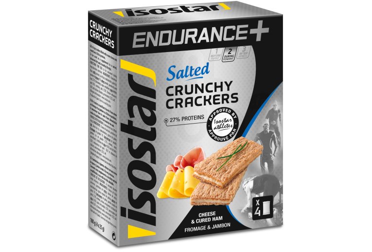 Isostar Crunchy Crackers- Jam�n y queso