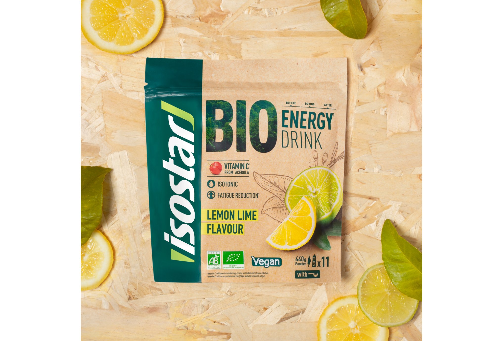 Isostar Energy Drink Bio - Citron et citron vert