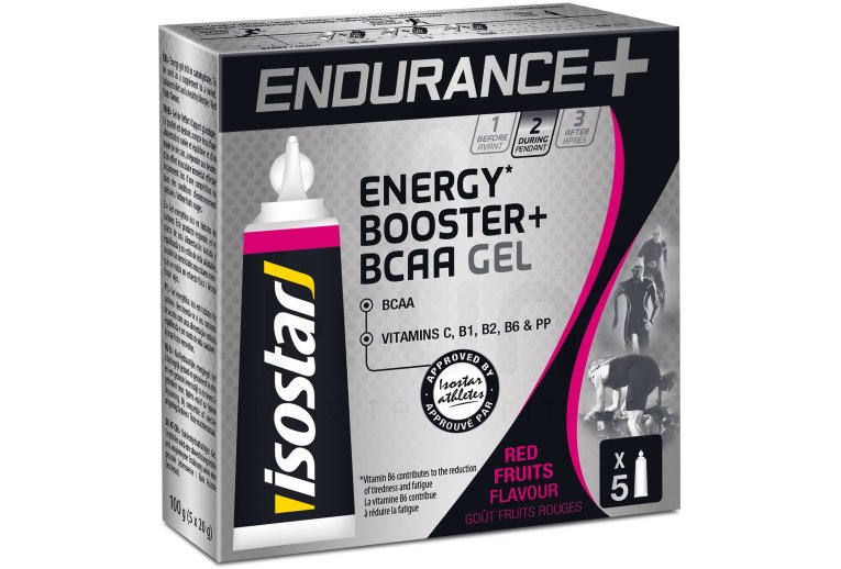 Isostar Gel Larga Distancia Energy + B.C.A.A - Frutos Rojos