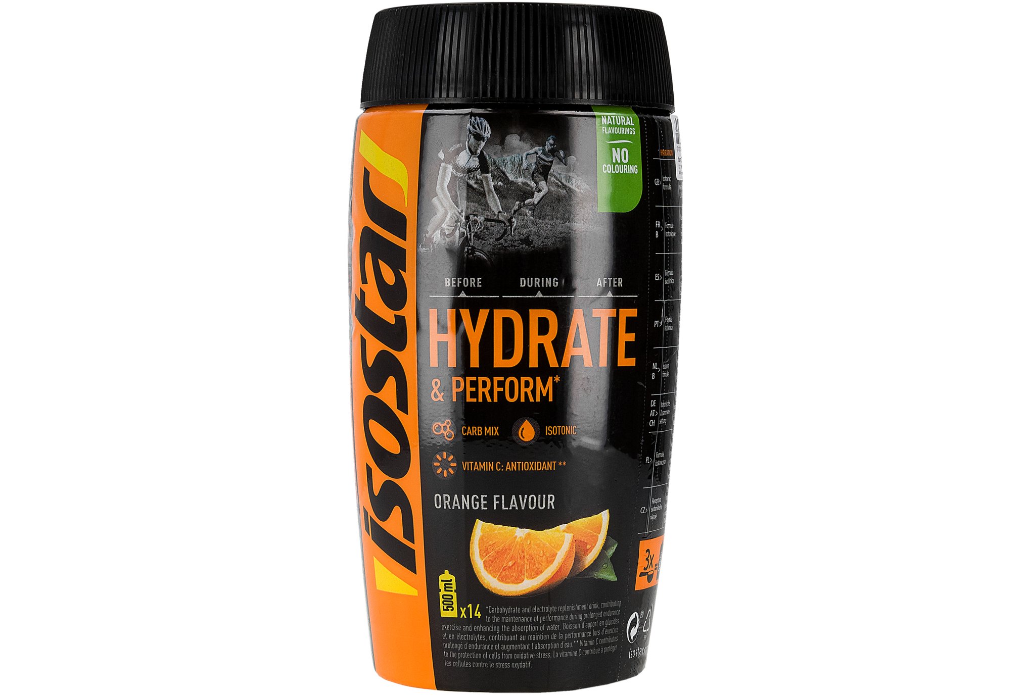 Isostar Hydrate & Perform - Orange + 1 gourde offerte