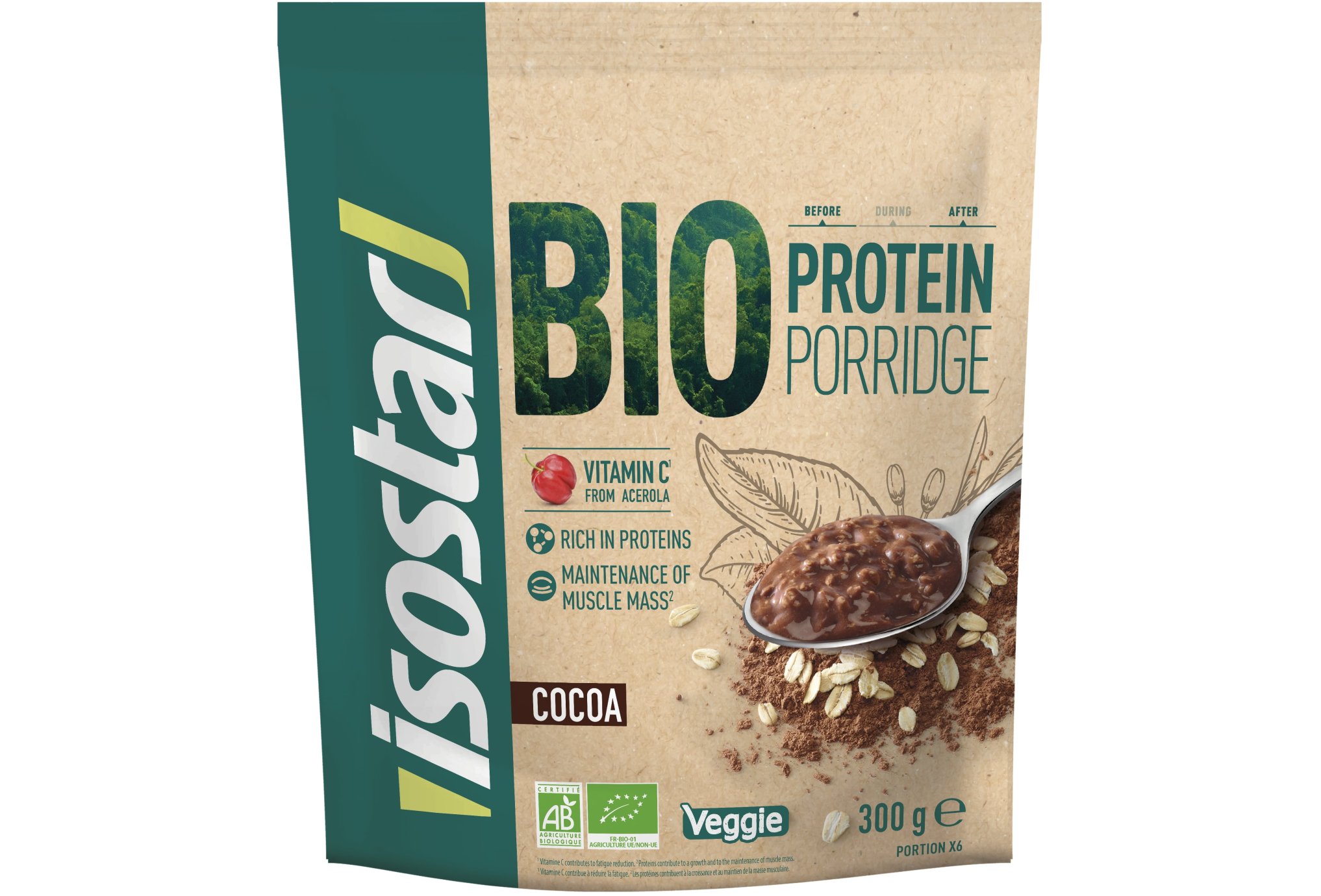 Isostar Porridge prot�in� Bio - Chocolat