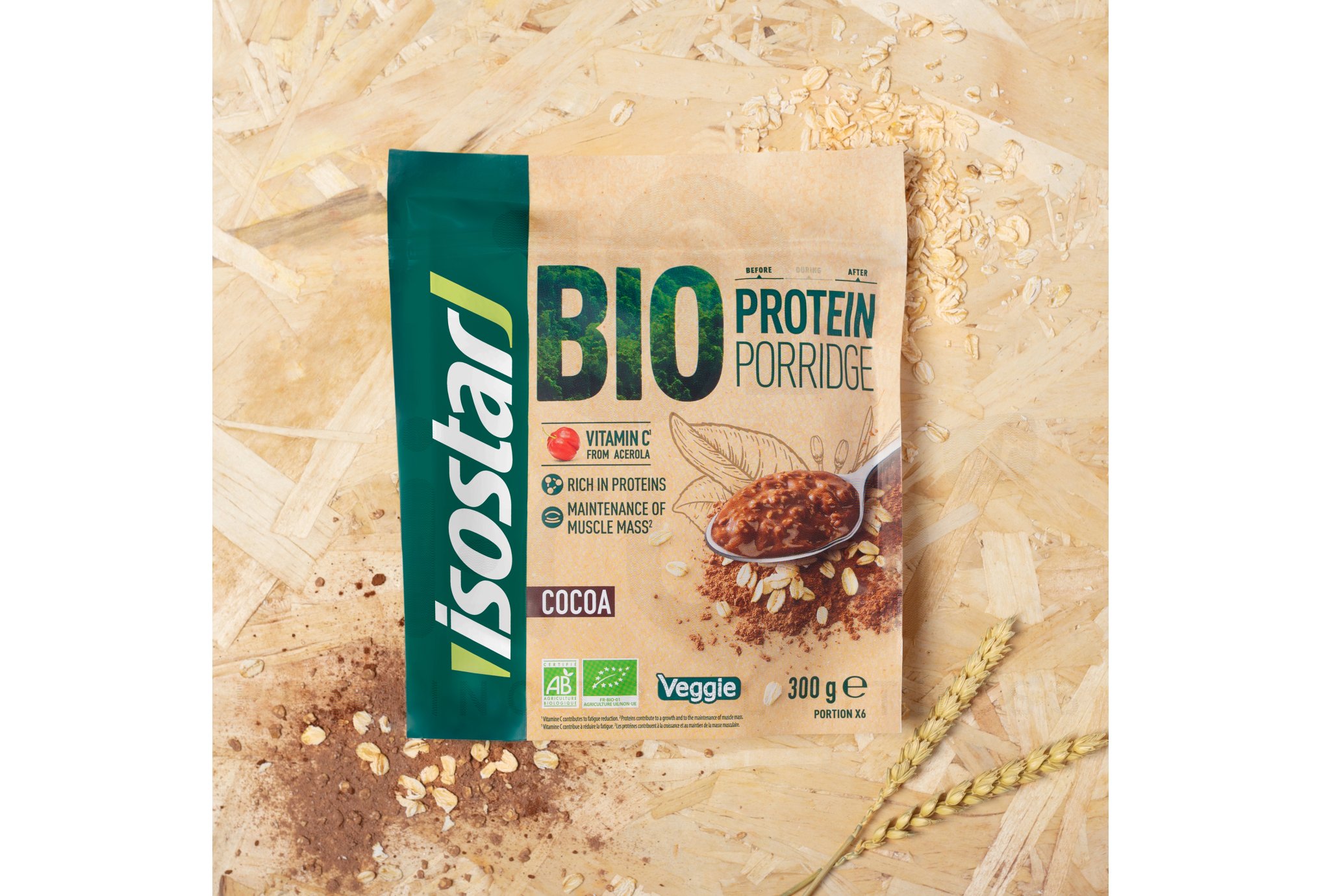 Isostar Porridge prot�in� Bio - Chocolat