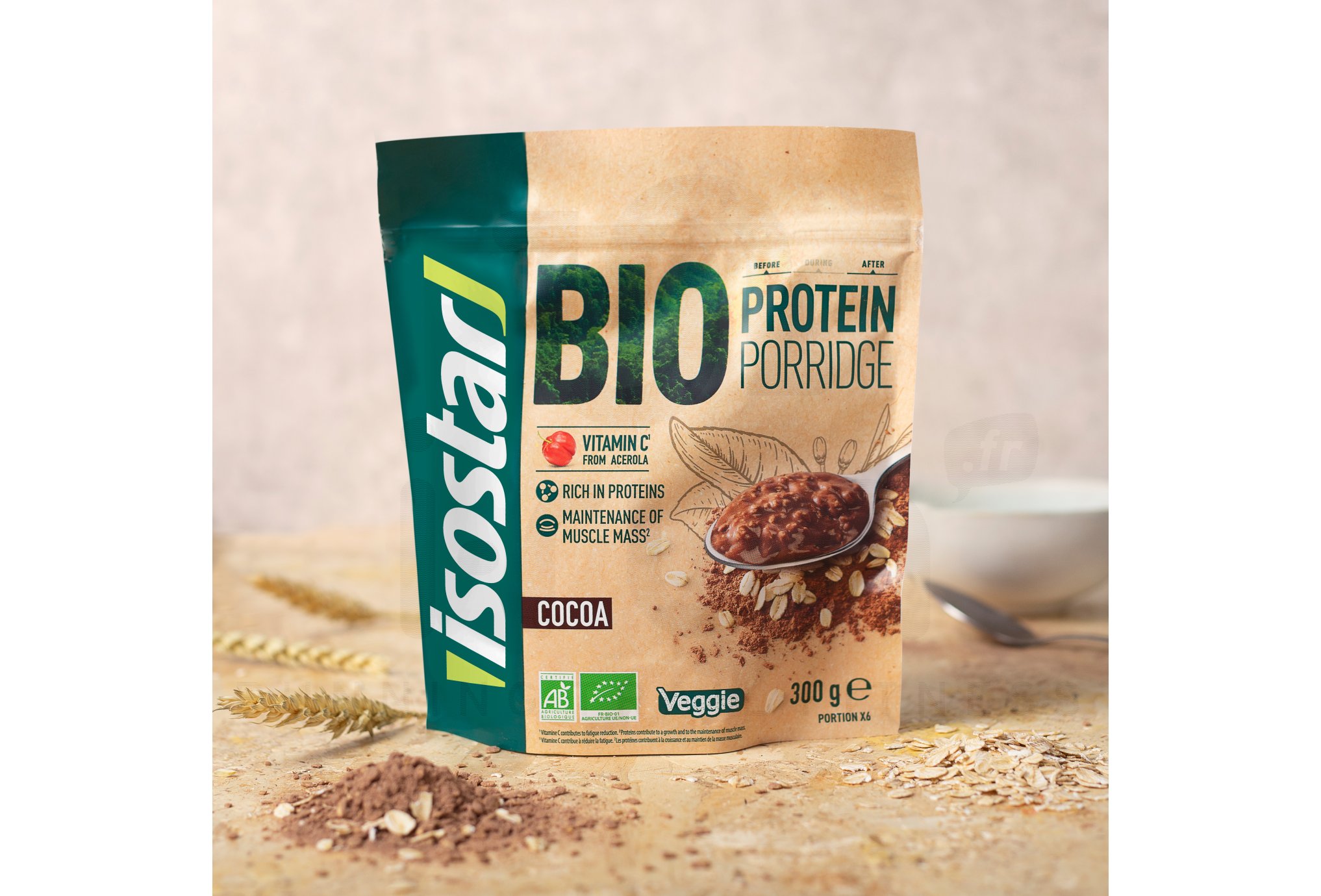 Isostar Porridge prot�in� Bio - Chocolat