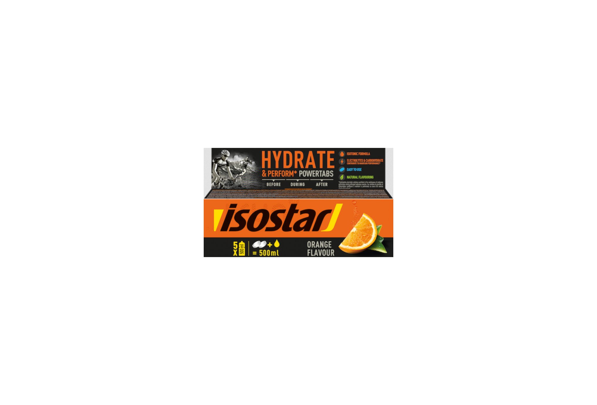 Isostar Powertabs Fast Hydration - Naranja
