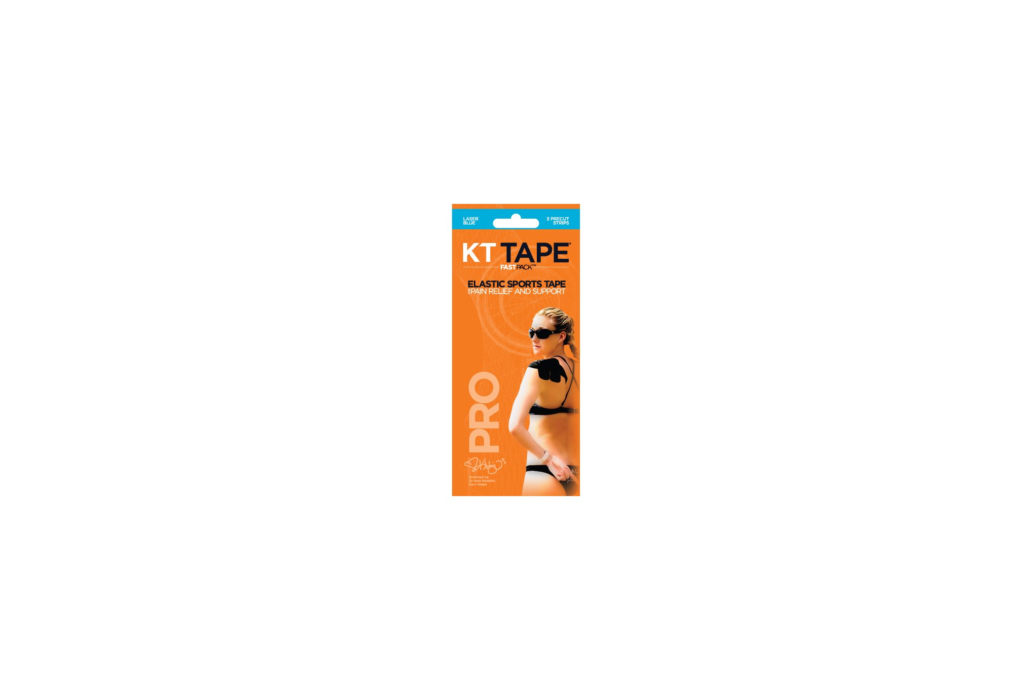 KT Tape Fast Pack 3 bandes Synthetic Pro Protection musculaire & articulaire