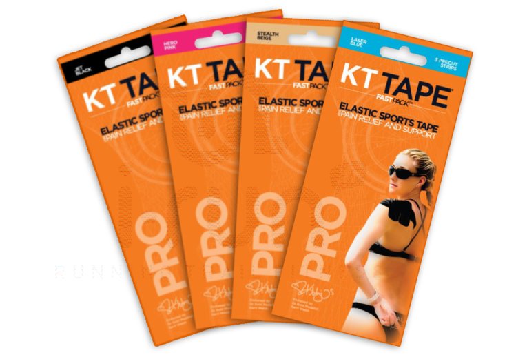 KT Tape Pack de 4 Fast Pack 3 bandes Synthetic Pro 