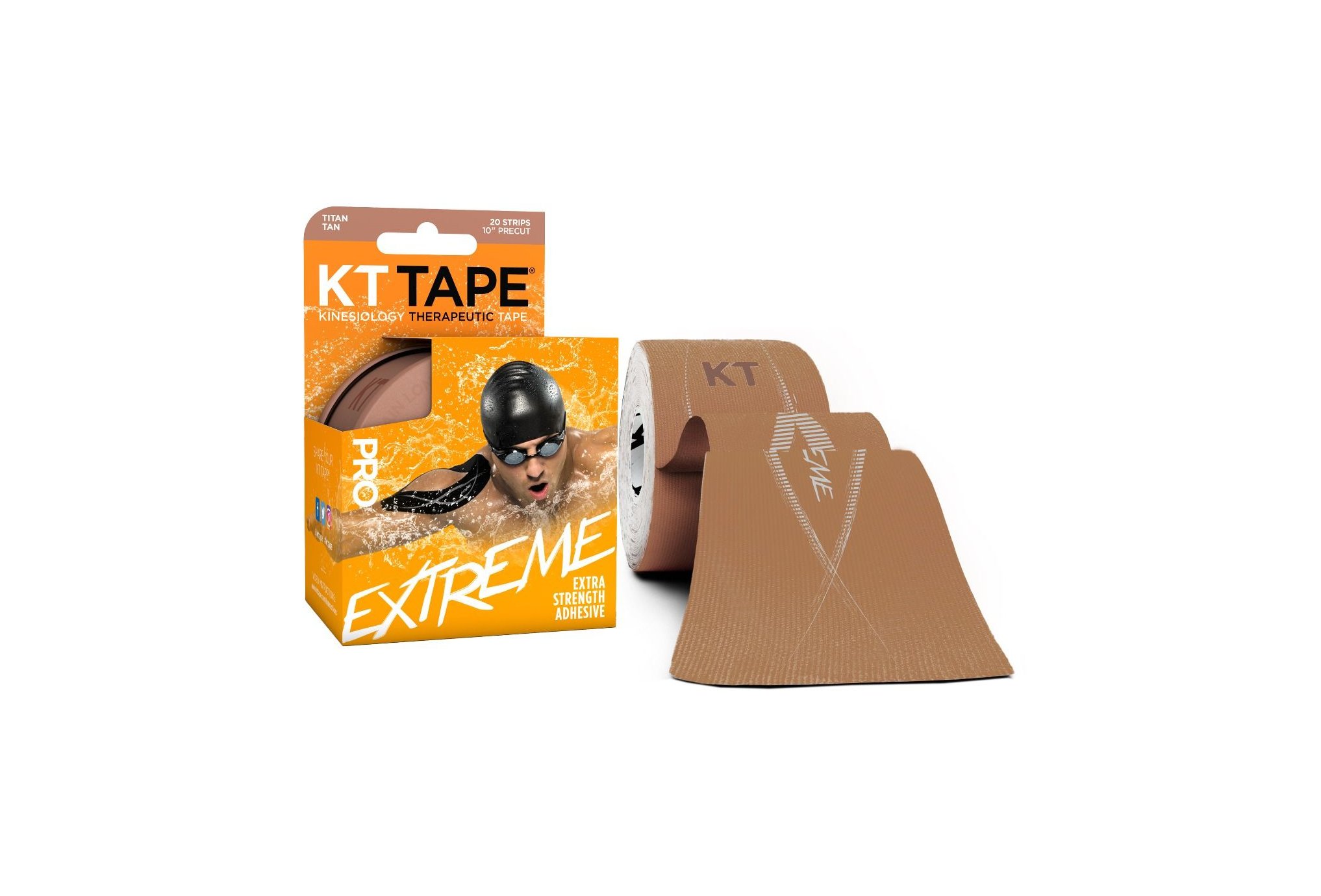 KT Tape PRO Extreme Prédécoupé Protection musculaire & articulaire