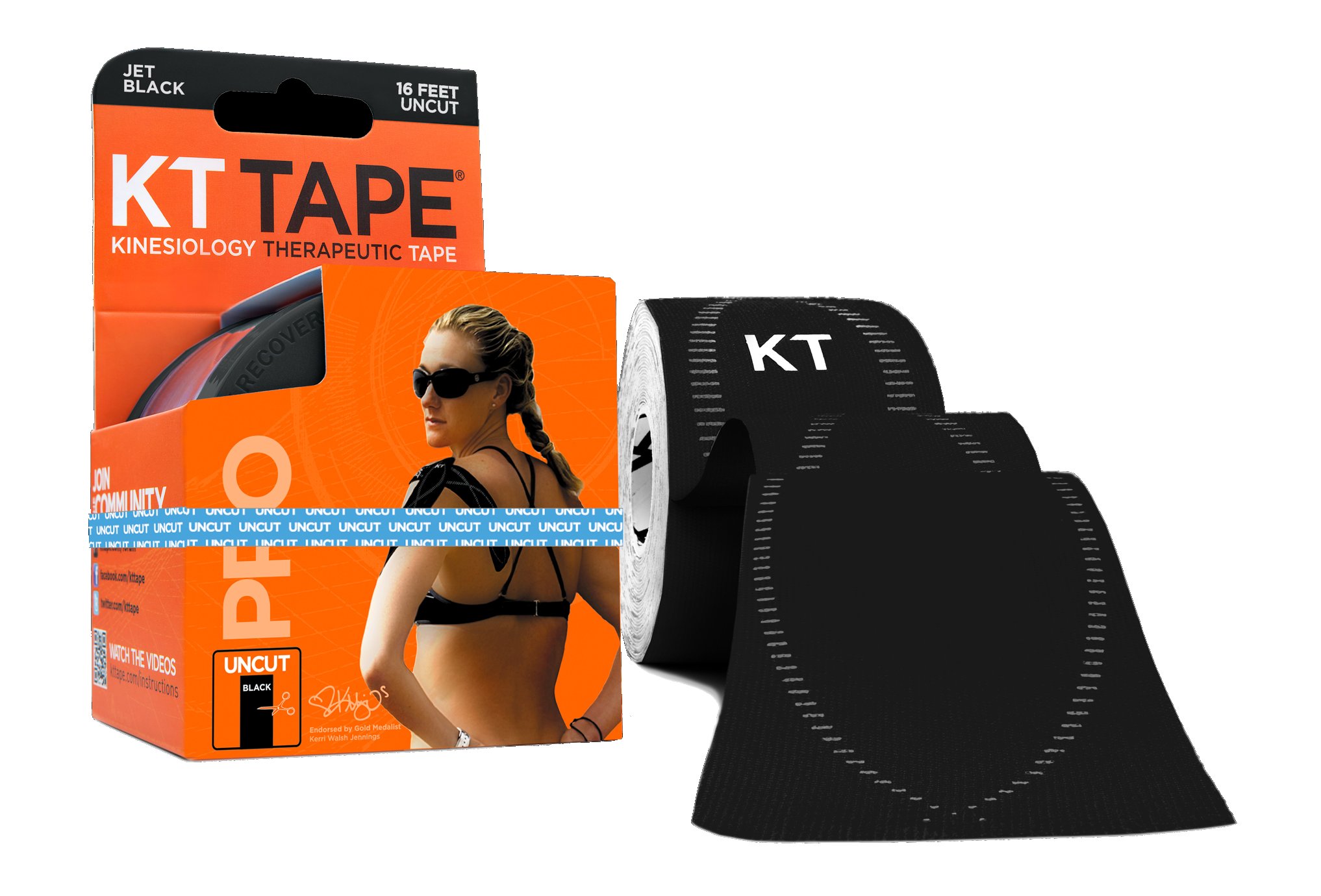 KT Tape Synthetic Pro Uncut - 5 mètres Protection musculaire & articulaire