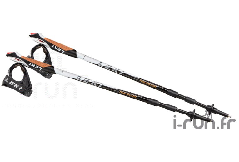 Leki B�tons Traveller Carbon t�l�scopiques 
