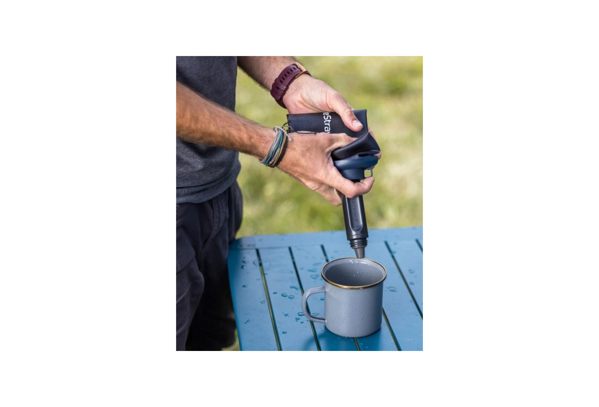 LifeStraw Gourde � paille filtrante Flex Basic - 1 L