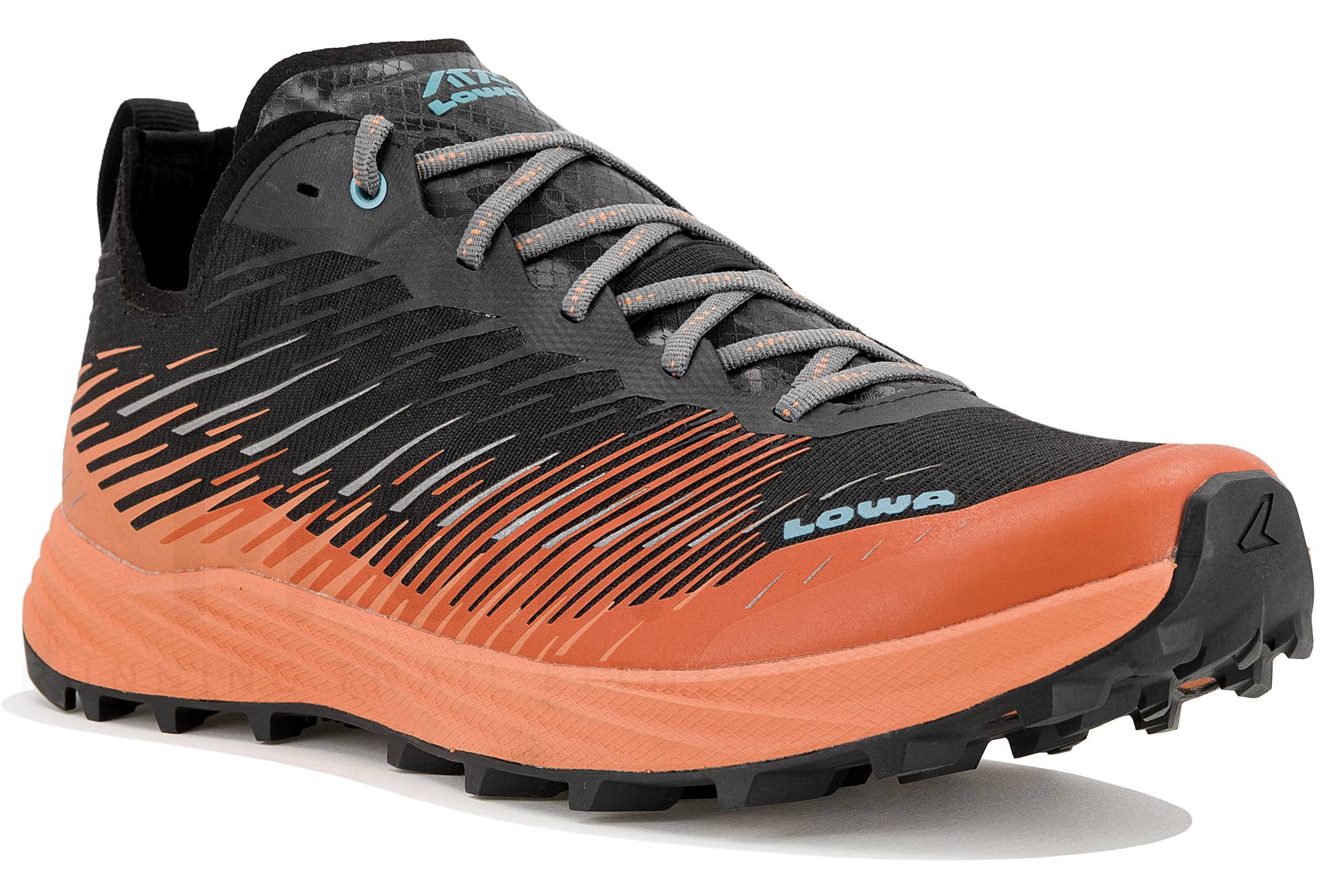Lowa Black Trail Runners with Orange Accents Lowa Amplux - Trail running shoes Men main image 3