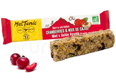Barre céréales Bio - Cranberries et noisettes grillées