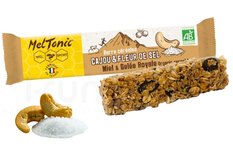 MelTonic Barre c?r?ales Bio - Cajou et fleur de sel de Gu?rande