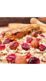 MelTonic Barre c�r�ales Bio - Cranberries et noisettes grill�es