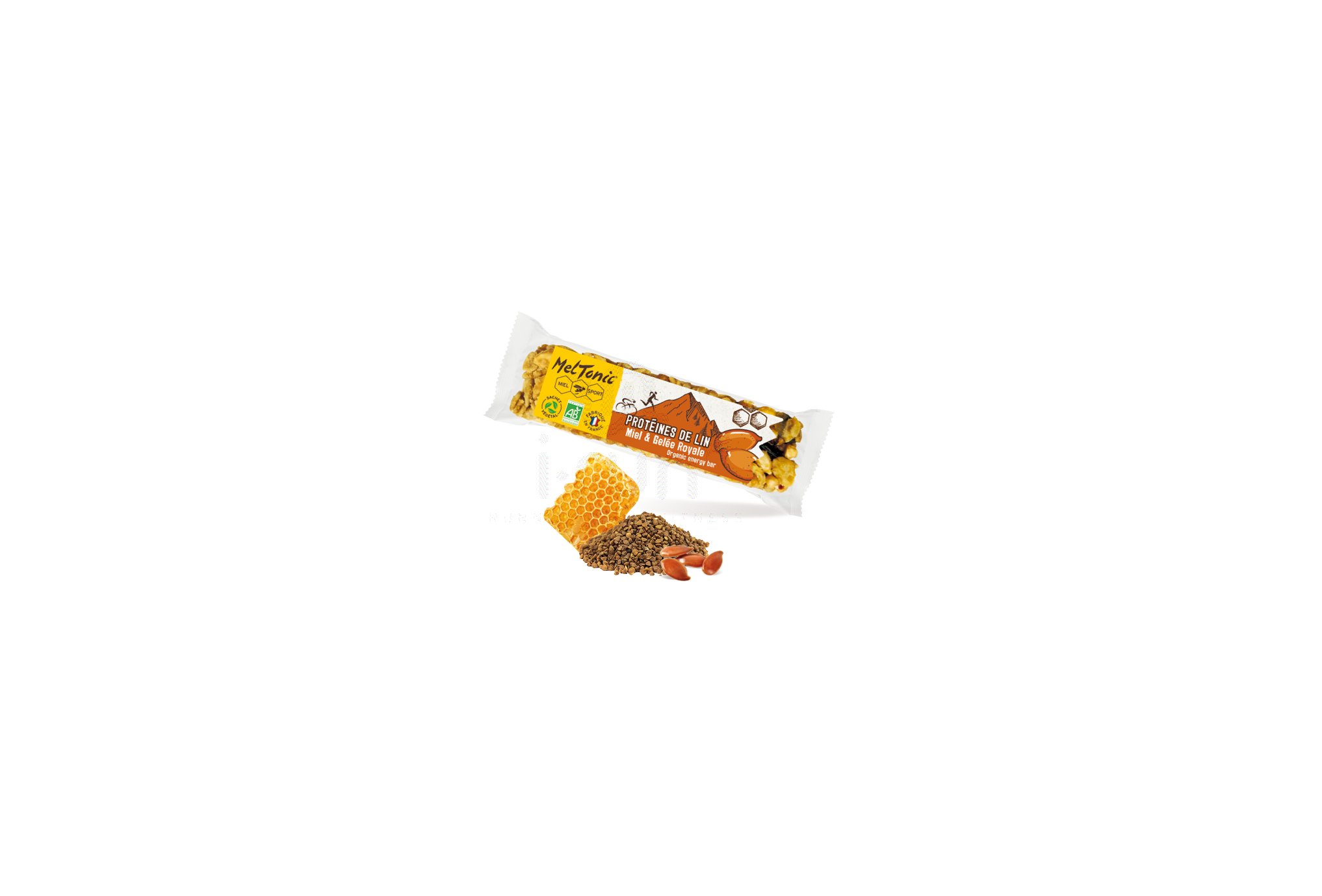 MelTonic Barre c�r�ales Bio - Prot�ines de lin et kasha