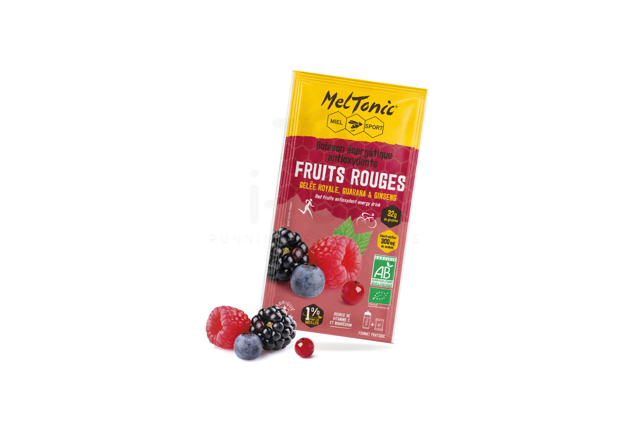MelTonic Boisson ?nerg?tique Antioxydante Bio 700g - Fruits rouges 35g - 1 sachet - Red fruits