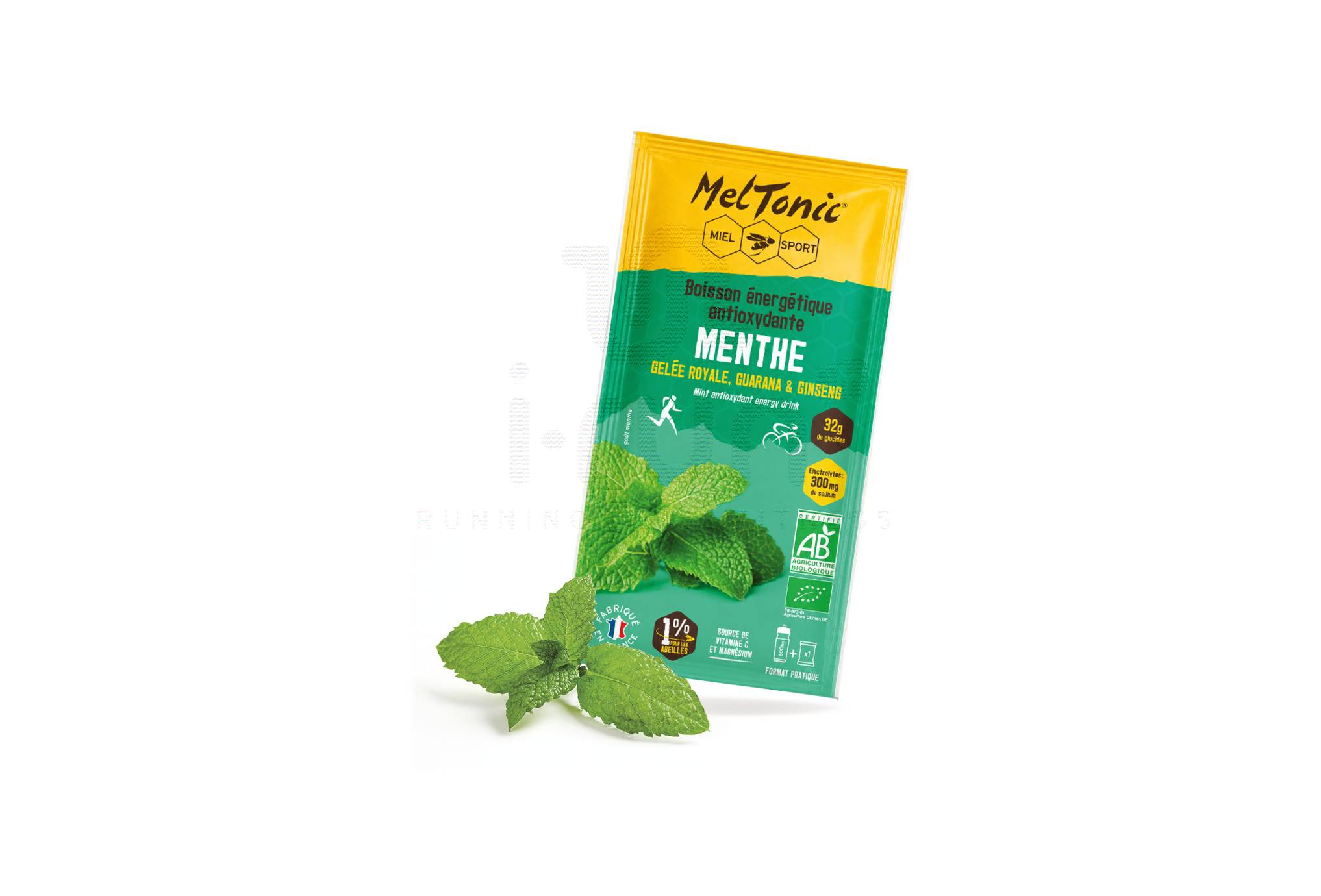MelTonic Biologische Antioxiderende Energiedrank 35g - 1 zakje - Munt