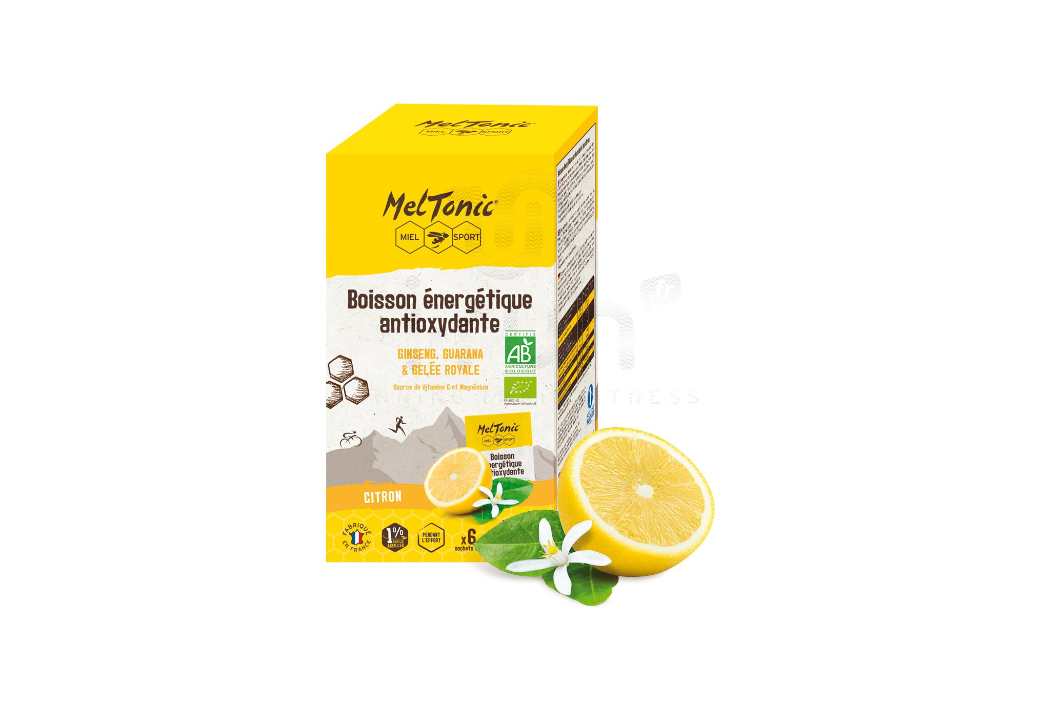 MelTonic ?tui 6 sachets Boisson ?nerg?tique Antioxydante Bio - Citron
