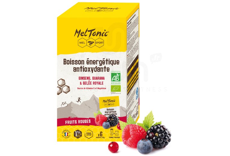 MelTonic �tui 6 sachets Boisson �nerg�tique Antioxydante Bio - Fruits rouges