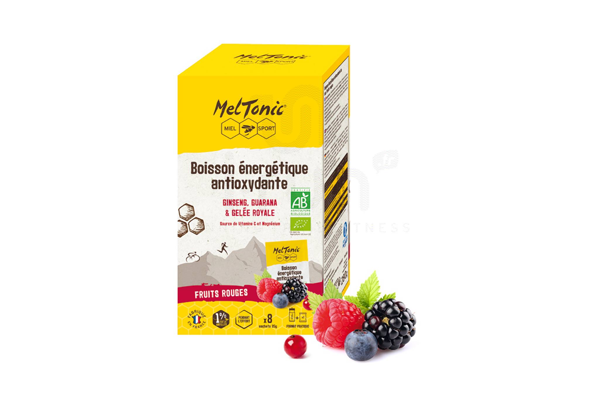 MelTonic �tui 8 sachets Boisson �nerg�tique Antioxydante Bio - Fruits rouges