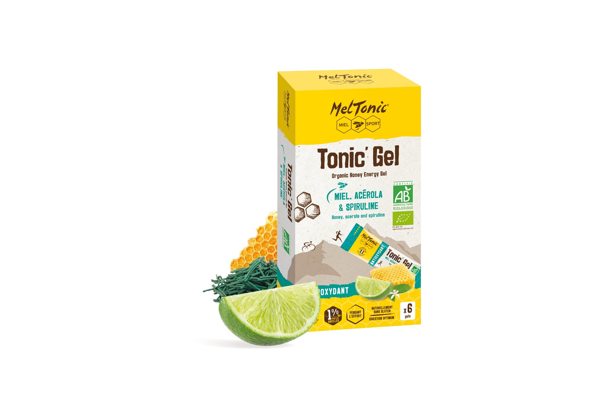 MelTonic Etui Tonic'Gel Antioxydant Bio - 6 gels Diététique $scat.CAT_NOM