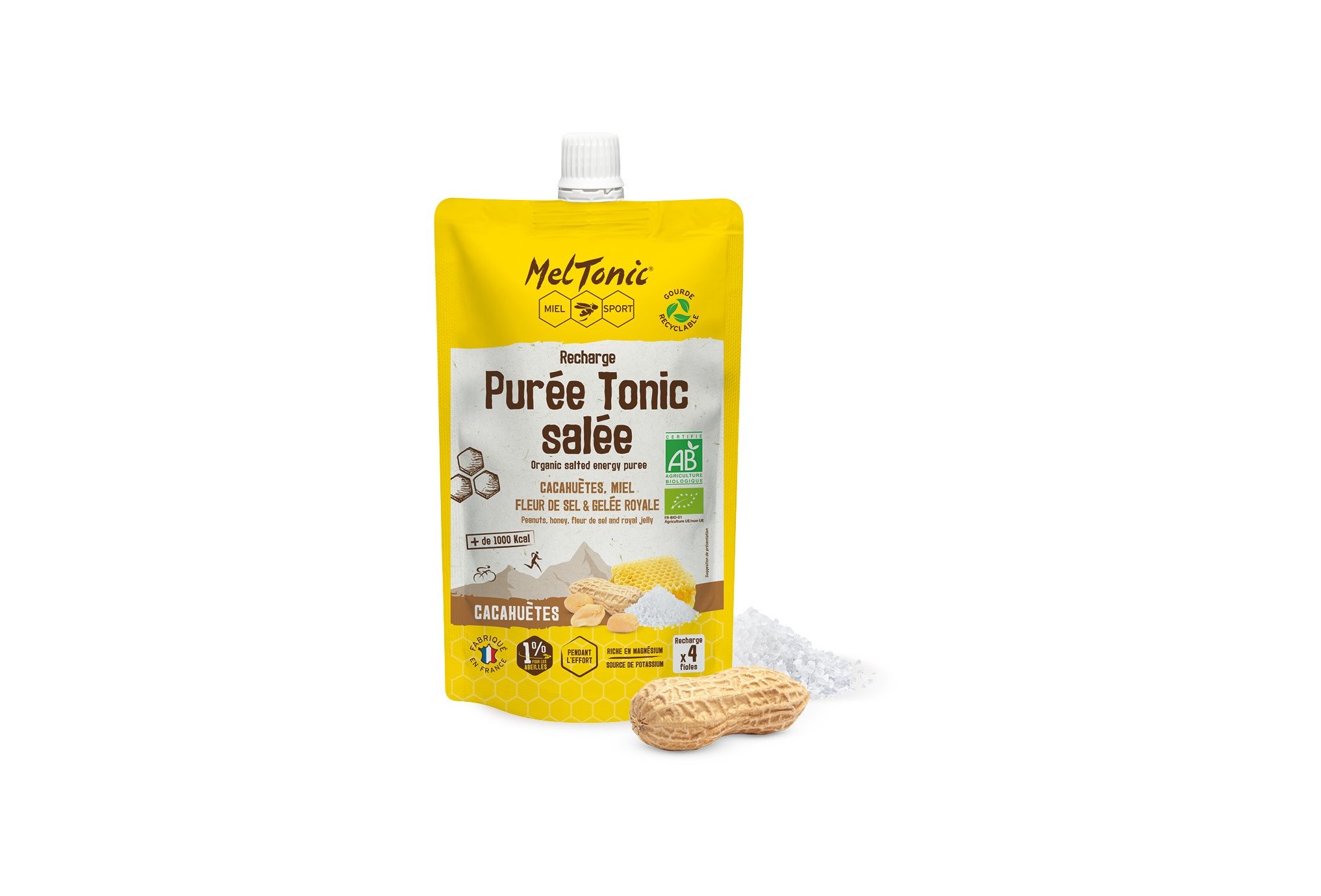 MelTonic Recharge Pur�e Sal�e bio - cacahu�tes, miel et gel�e royale