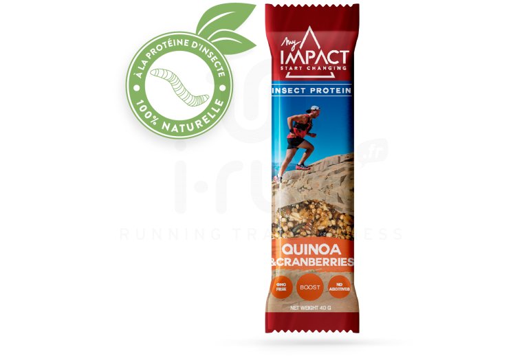 Micronutris - My Impact My Impact - Barre aux insectes / Quinoa et Cranberry 