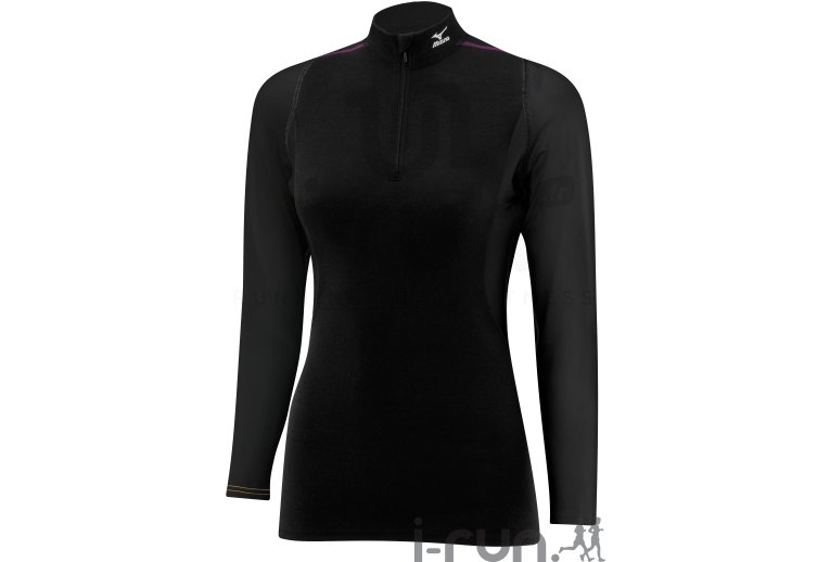 Mizuno Breath Thermo L/S 1/2 Zip Middle Weight Compression W 