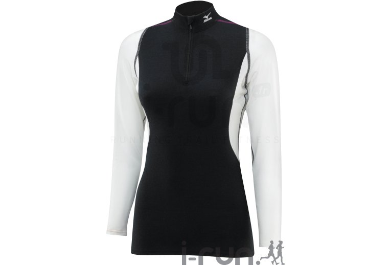 Mizuno Breath Thermo L/S 1/2 Zip Middle Weight Compression W 