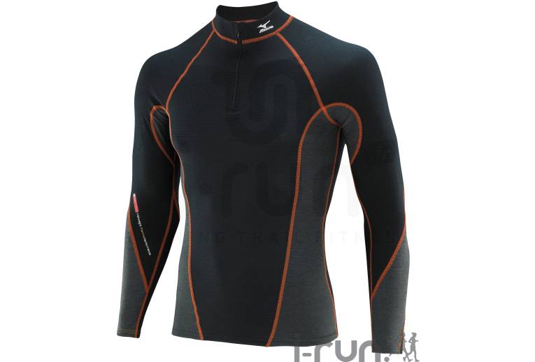 Mizuno Breath Thermo L/S 1/2 Zip Middle Weight Virtual Body 