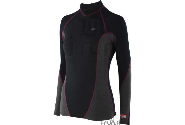 Mizuno Breath Thermo L/S 1/2 Zip Middle Weight Virtual Body W 