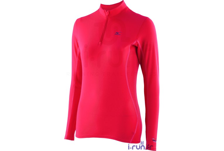 Mizuno Breath Thermo L/S 1/2 Zip Middle Weight W 