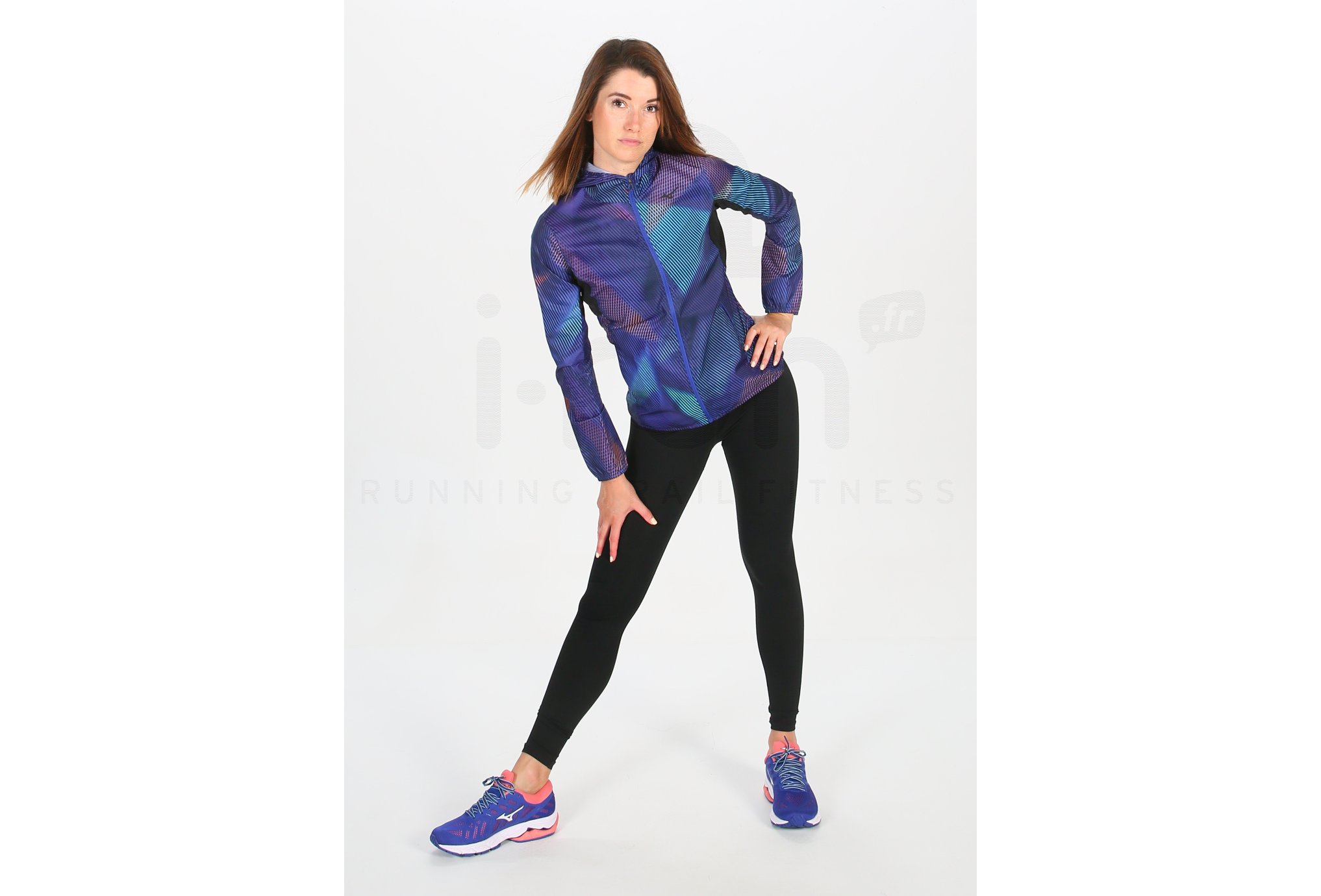 Mizuno chaqueta Printed Hooded