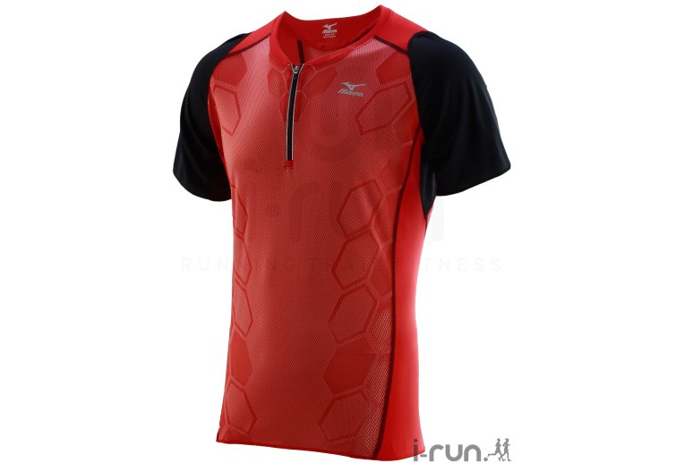 Mizuno Tee-shirt Burnout 1/2 zip M 