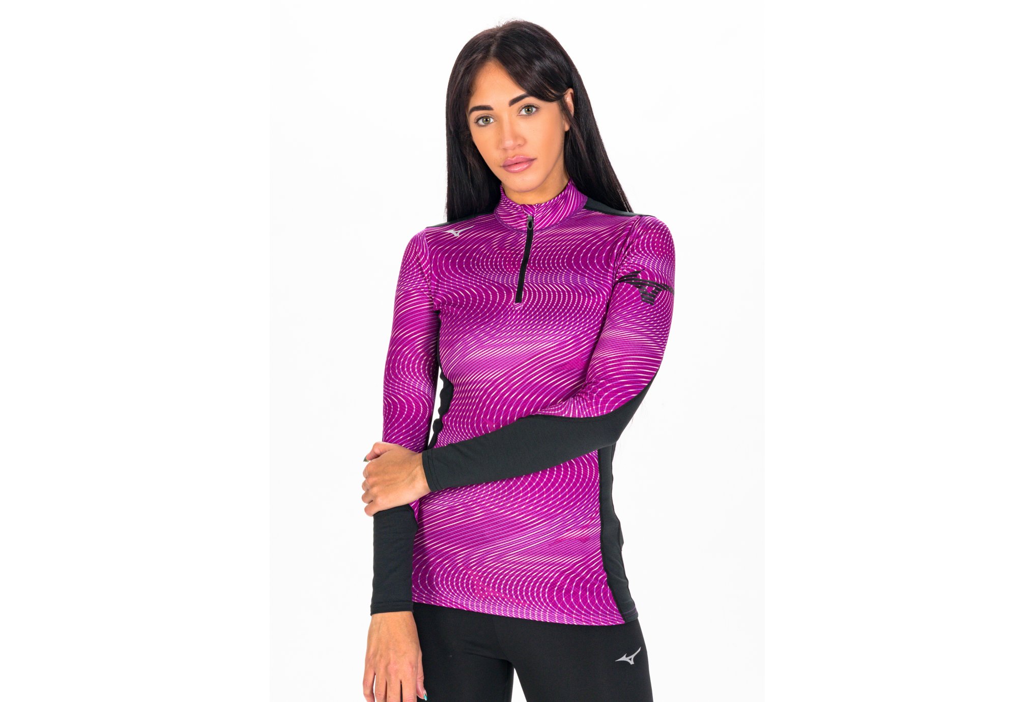 Mizuno Virtual Body G3 1/2 Zip W vêtement running femme déstockage