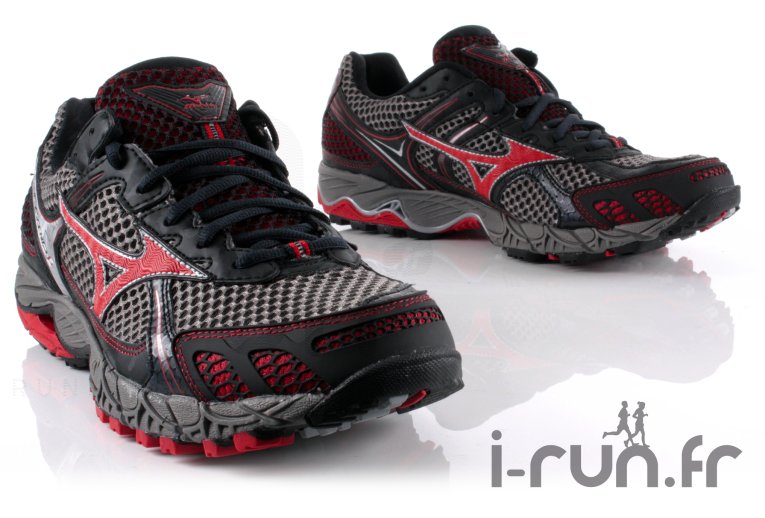 Mizuno Wave Ascend 6 Homme Grise et Rouge 
