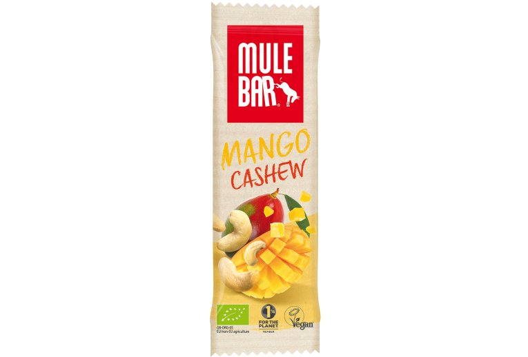 Mulebar Barre �nerg�tique Bio Vegan - Mangue/Noix de Cajou 