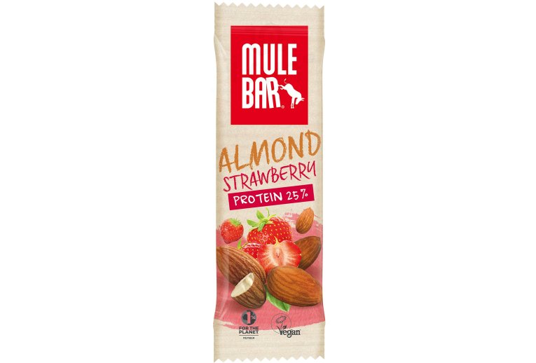 Mulebar Barre prot�in�e Vegan Refuel - Fraise Amandes 