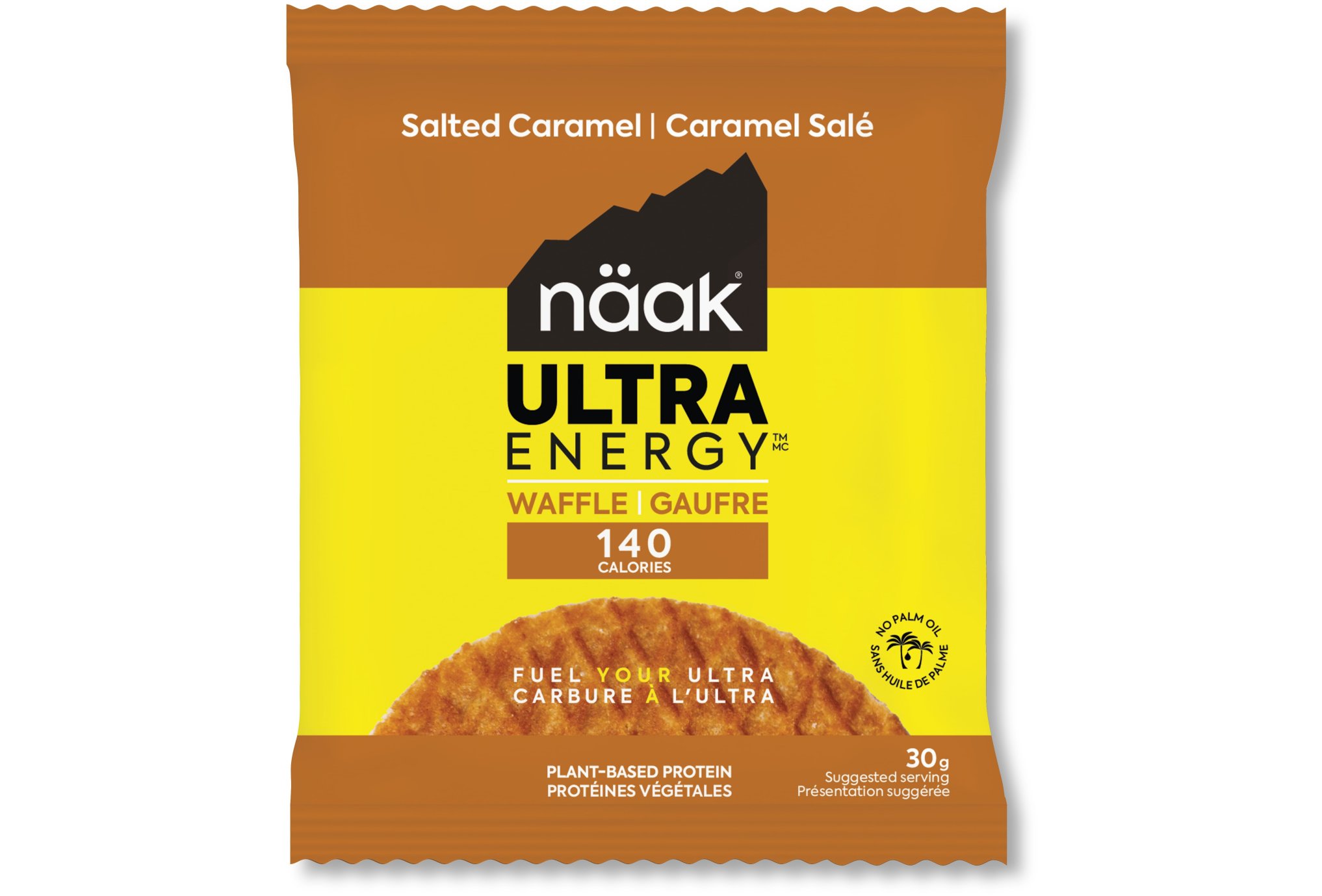 Naak Gaufre énergétique Ultra Energy - caramel salé Diététique $scat.CAT_NOM