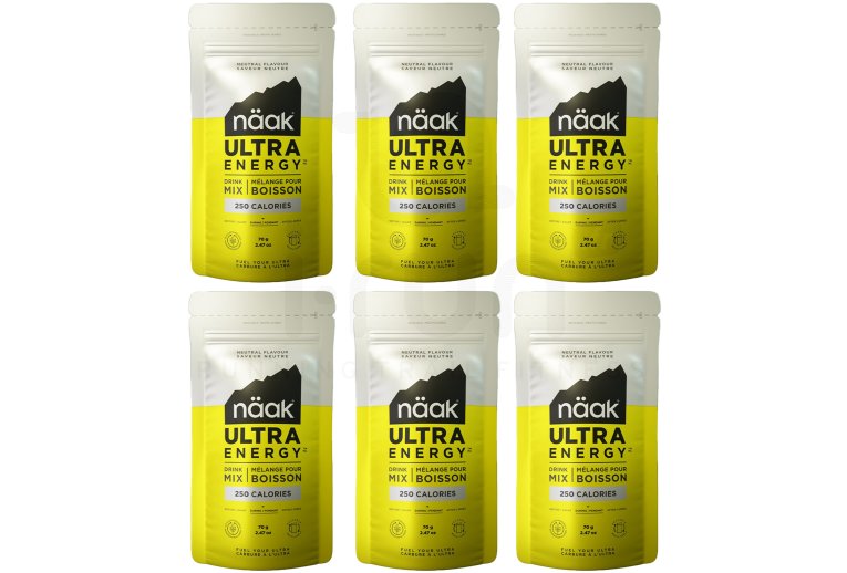 Naak Ultra Energy - past�que - 72 g - 6 sachets Neutral