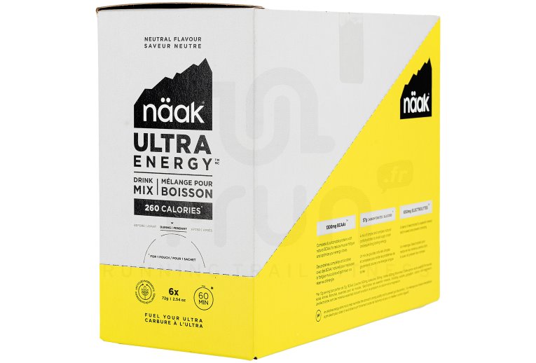 Naak Ultra Energy - past�que - 72 g - 6 sachets Neutral