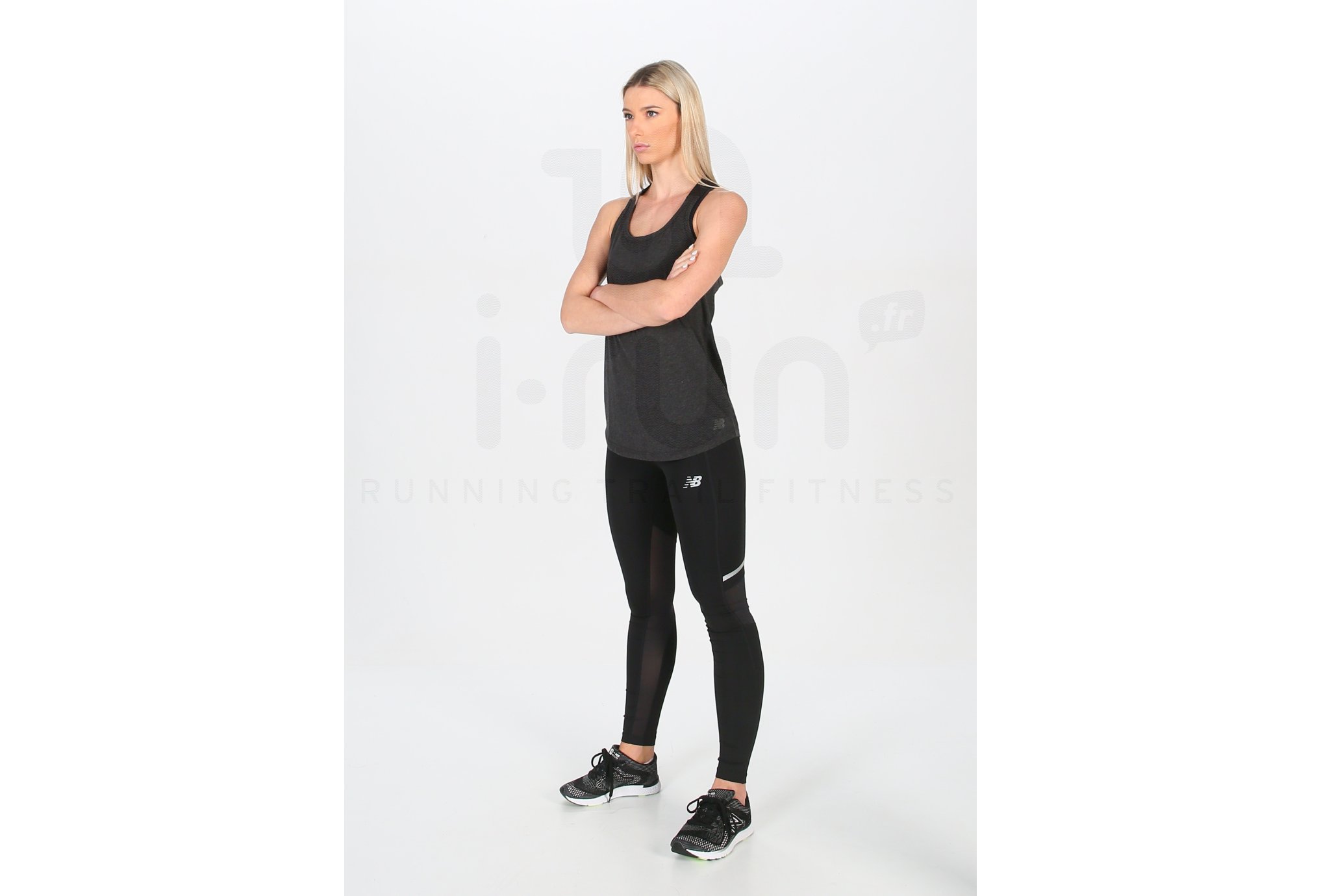 New Balance Camiseta de tirantes Heather Tech