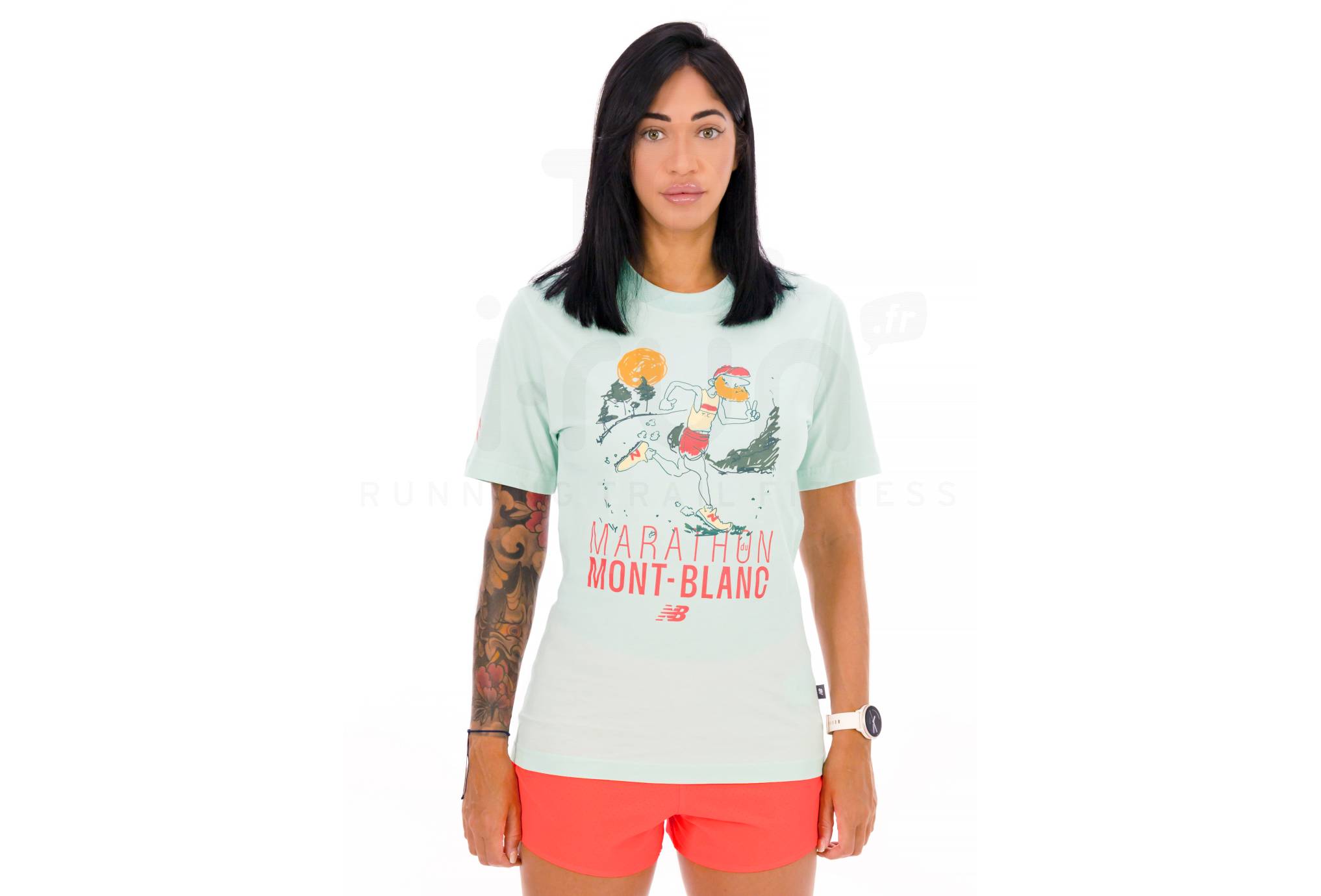 New Balance camiseta manga corta Marathon du Mont-Blanc